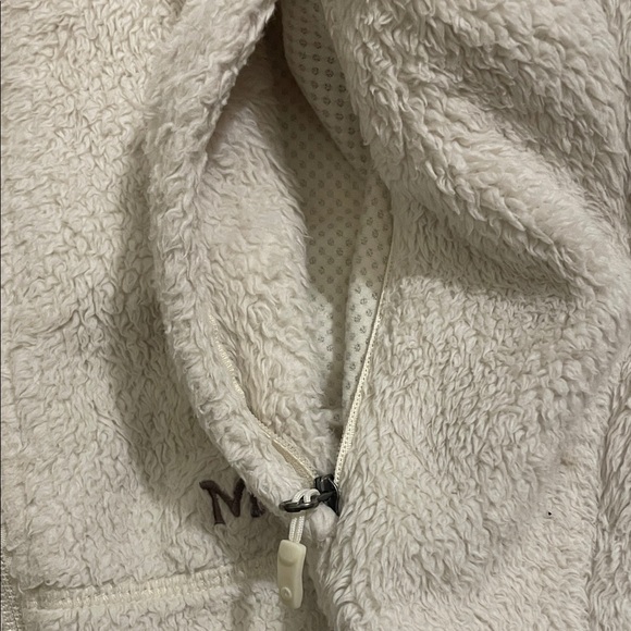 Marmot Cream Fleece Zip Up Sweatshirt Size S - Picture 6 of 14